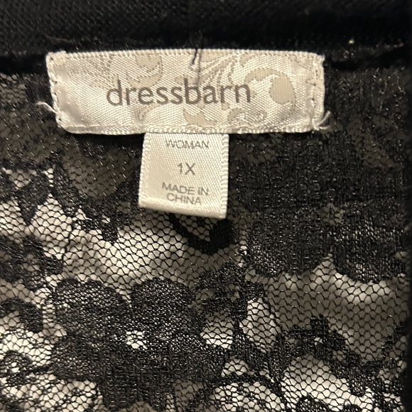 Dress Barn Black Lace Cardigan - Picture 3 of 6